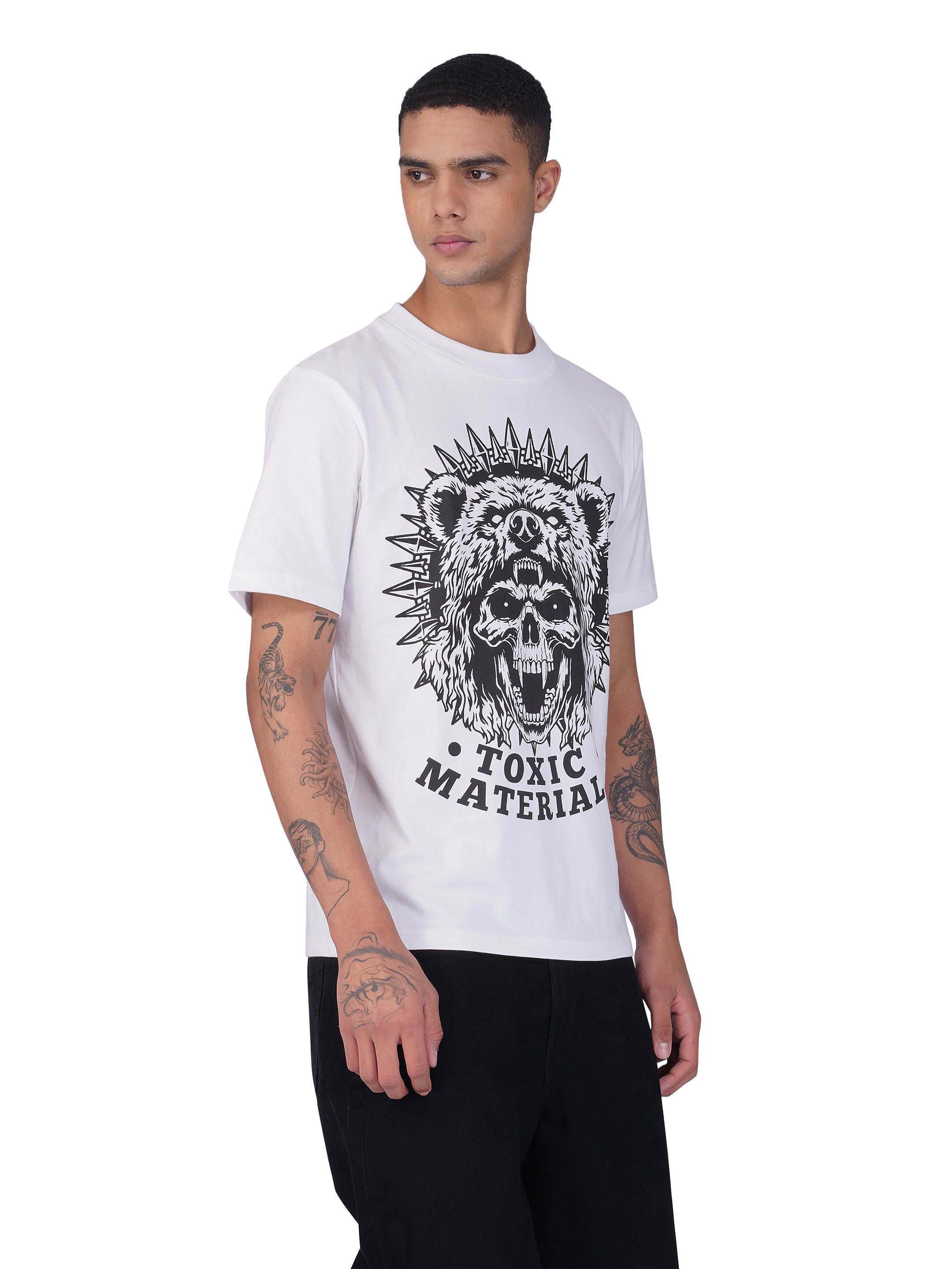 Toxic Materials Hunter White T-Shirt